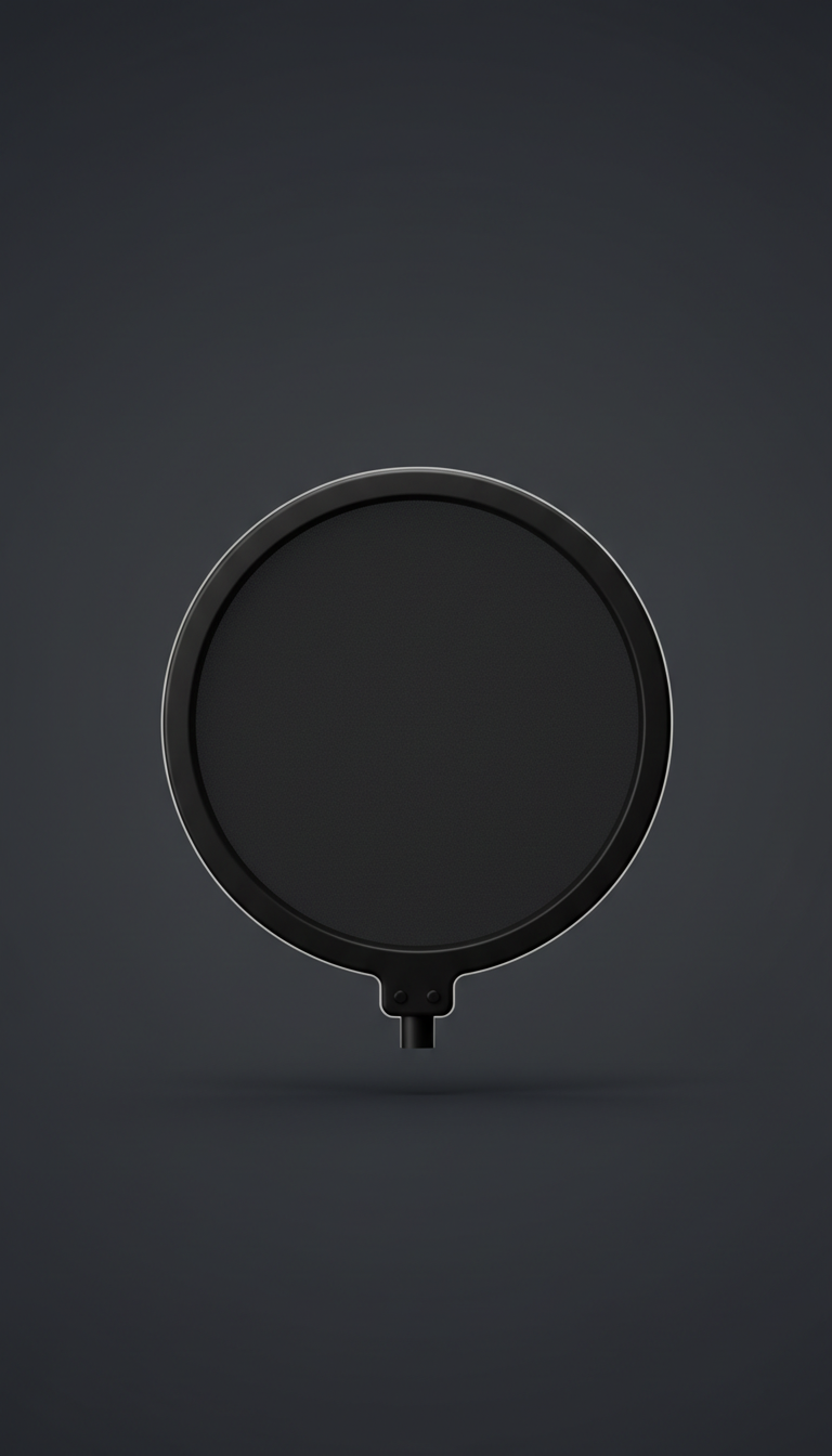 Matte Black Pop Filter