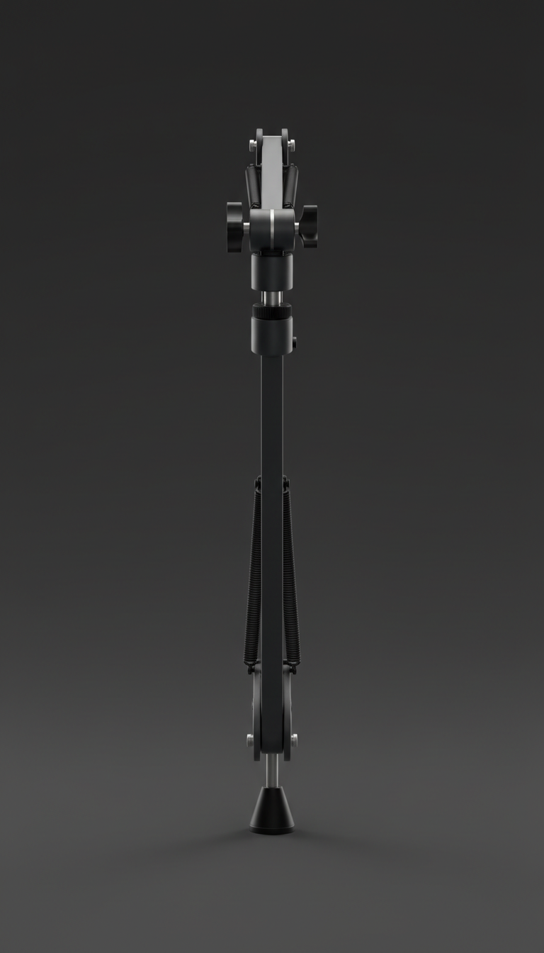 Minimalist Boom Arm With Hidden Cables